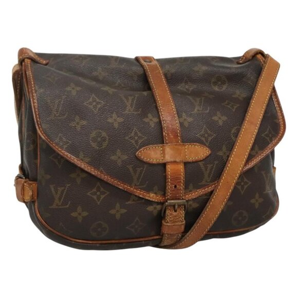 LOUIS VUITTON Monogram Saumur 30 Shoulder Bag - Picture 1 of 16